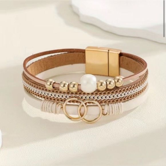 Bohemian Layered Bracelet - Picture 2 of 6